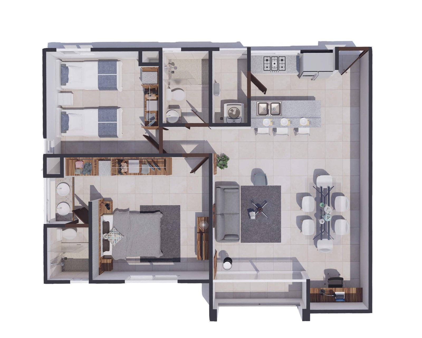 Departamento tipo C