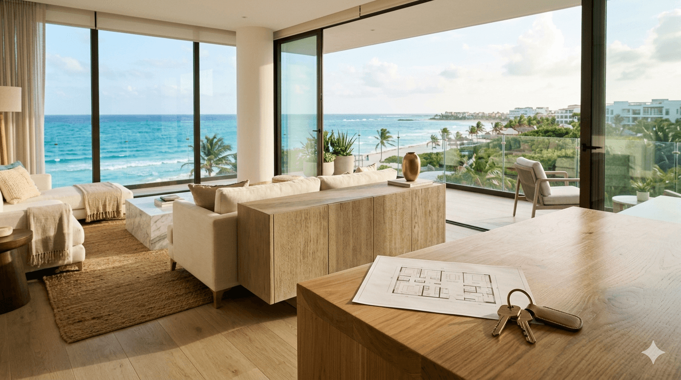 Departamento moderno en Cancún ideal para quienes evalúan rentar o comprar en Cancún